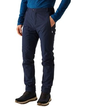 Regatta S Highton Hiking Trousers Stretch Water Repellent Quick Dry Winter Walking Blue