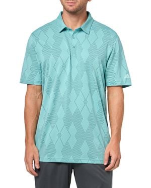 adidas Ultimate365 Micro Texture Polo Shirt - Blue