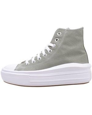 Converse Chuck Taylor All Star Move Ankle Boots With Platform - White