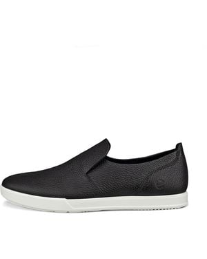 Ecco S Leisure 538824 Leather Black Shoes 9-9.5 Uk - White