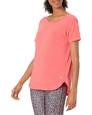 Amazon Essentials T-Shirt Girocollo Leggera Studio con vestibilità Comoda - Rosa