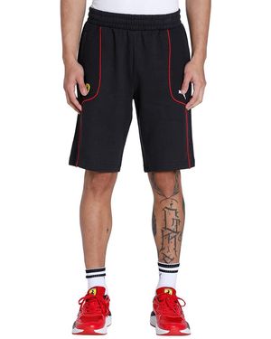 PUMA Uomo Shorts Shorts Scuderia Ferrari Race da Uomo XL Black - Blu