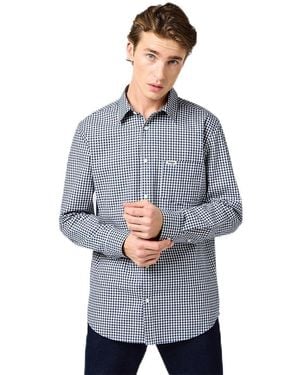 Wrangler 1 Pkt Shirt - Blue