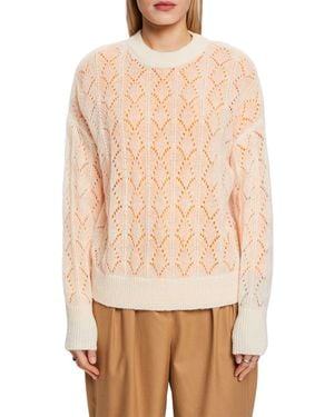 Esprit 014ee1i306 Maglione - Neutro