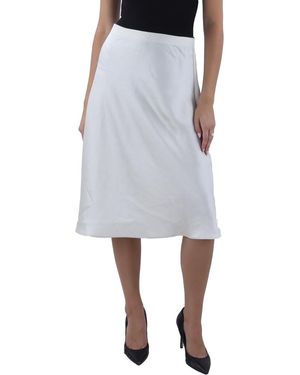BCBGMAXAZRIA Women's Fit and Flare Asymmetrical Pleat Skirt