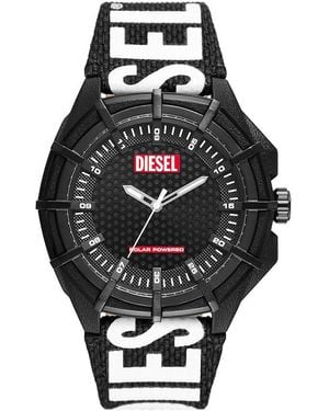 DIESEL Orologio Framed da uomo a tre sfere realizzato con olio di ricino nero