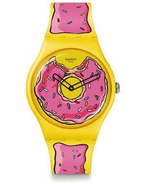 Swatch Analog Modell Uhr Marke - Pink