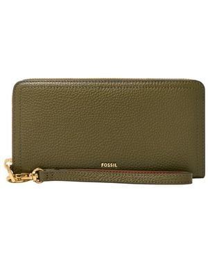 Fossil Logan Bi-fold Wallet - Green