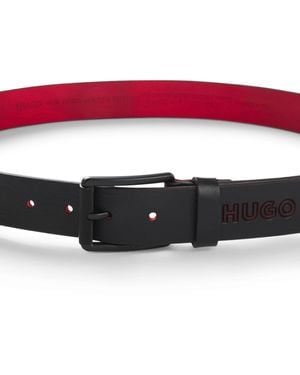 HUGO Gilroy-deb_sz35 10197787 01 Belt - Red