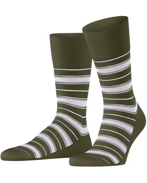 FALKE Shirtline M So Cotton Patterned 1 Pair Socks - Green