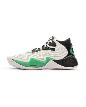 Converse Scarpe da Basket Bianco/Nero/Verde Uomo All Star Shift