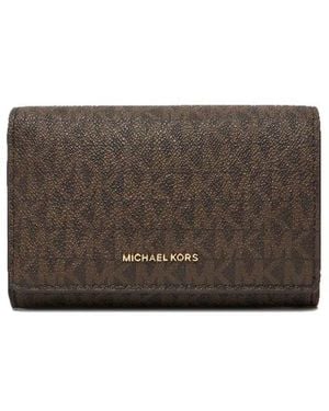 Michael Kors LG Coin Wallet Brn/Acorn One Size - Marrón