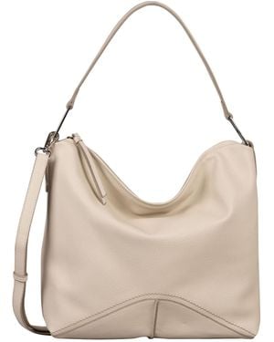 Gabor Bags Lania Hobo Bag Schultertasche Mittelgroß Weiß - Grau