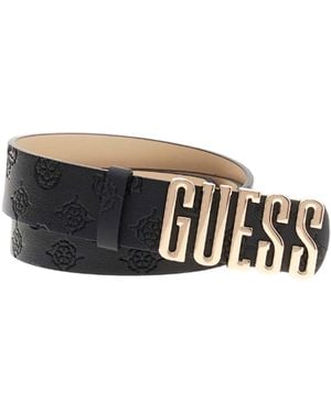 Guess Gerty Pant Belt W85 Black - Nero