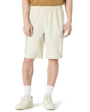 Amazon Essentials Pantalones Cortos Cargo de Corte Holgado de 28cm de Largo Hombre - Neutro