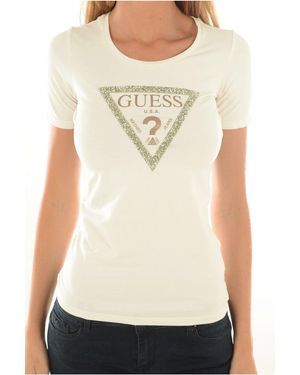 Guess W64i15j1300 T-shirt - Natural