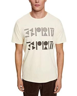 Esprit 102ee2k303 T-shirt - Natural