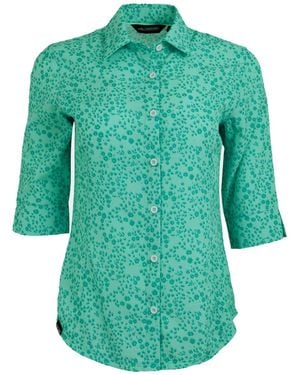 Regatta Camicia da donna Kinnis Isoflex elasticizzata idrorepellente - Verde