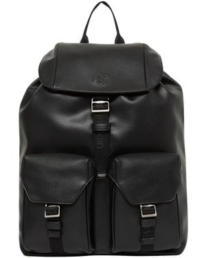 Calvin Klein Cargo Flap Rugzak Lv04d3127g Rugzak - Zwart