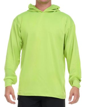 Billabong Hooded Rash Guard For Big And Tall - Green