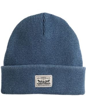 Levi's Backpatch Beanie Hat - Blue