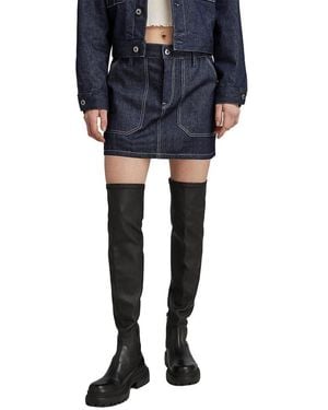 G-Star Carpenter Mini-rok - Blauw
