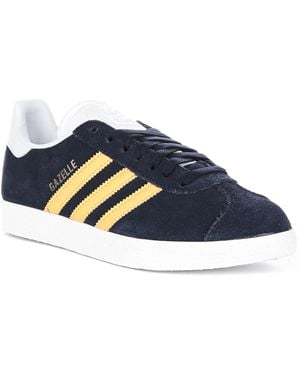 adidas Gazelle Uomo 3 Stripes Logo Classic 90S Sn Sneaker - Blu