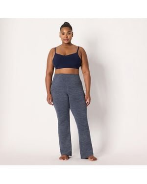 Amazon Essentials FormFlex melierte Bootcut-Leggings - Blau