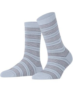 FALKE Socken Stripe Uniform W So Baumwolle gemustert 1 Paar - Blau