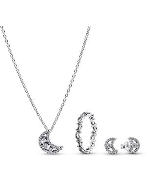 PANDORA Parure Argent Sterling 925 21122-54 54 - Blanc