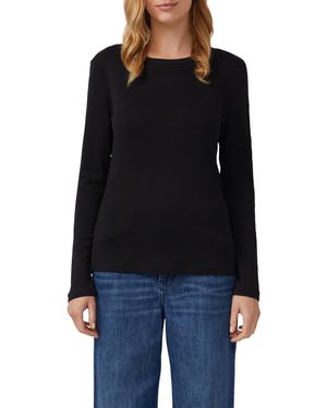 S.oliver T-Shirt Langarm - Schwarz