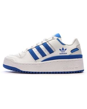 adidas Forum Bold Stripes White/blue Trainers