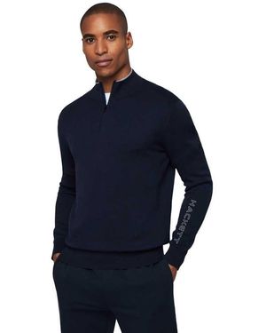 Hackett Hackett Hm703084 Half Zip Sweater Xl in Blue for Men Lyst UK