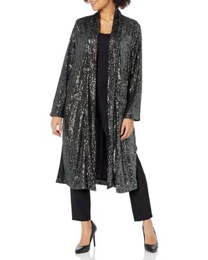 Steve Madden Show Stopper Duster Coat - Black