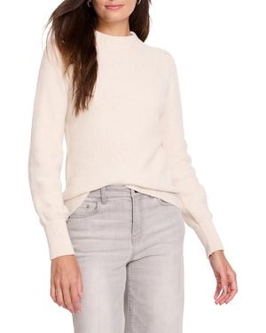 NIC+ZOE Nic+zoe Waffle Stitch Sweater - White