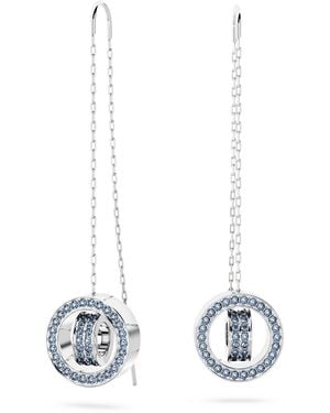 Swarovski Orecchini pendenti cavi - Bianco