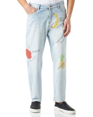 Desigual Denim_fruit Jeans - Blauw