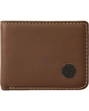 Rip Curl Wetsuit Logo Rfid All Day Wallet - Brown