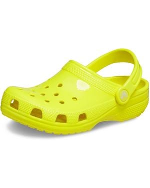 Crocs™ Adulto Classic Neon HL Clog Zueco - Amarillo