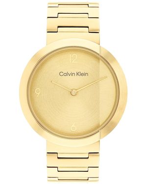 Calvin Klein Analoog Kwartshorloge - Metallic