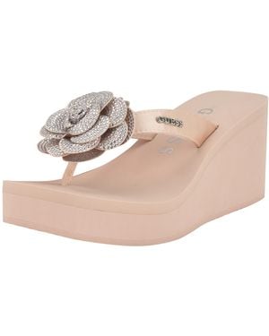 Guess Damani Wedge Sandal - Pink