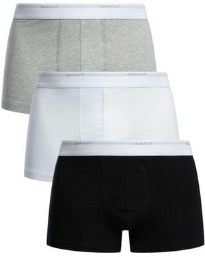 GANT 3Er-Pack Core-Unterhosen - Grau