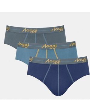Sloggi Start Midi C3P Box Multiple Colours 16 - Blu