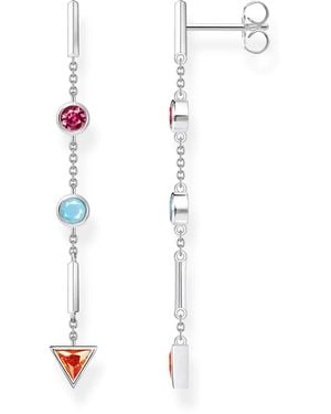 Thomas Sabo Orecchini Argento Sterling 925 H2178-477-7 - Multicolore