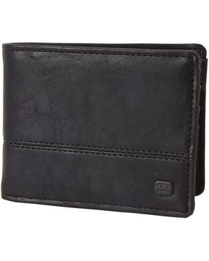 Billabong Faux Leather Bi-fold - Black