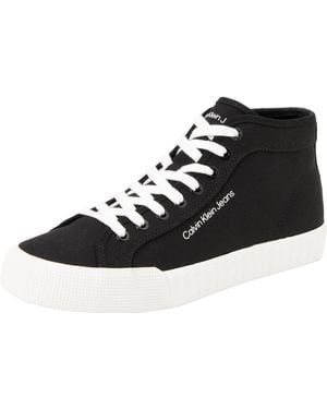 Calvin Klein Skater Vulc Mid Laceup Cs In Dc Ym0ym00978 Vulcanized Trainer - Black