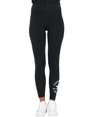 Converse 10024222A01 Black Leggins Star Nero TG XXL