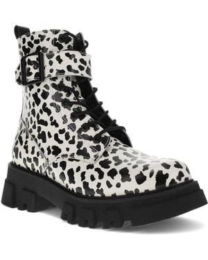 Levi's Giselle Leopard Trainer - Black