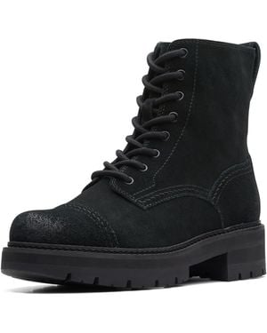 Clarks Orianna Cap Ankle Boot - Black