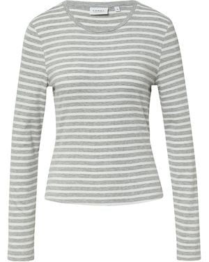 Comma, T-Shirts - Grau